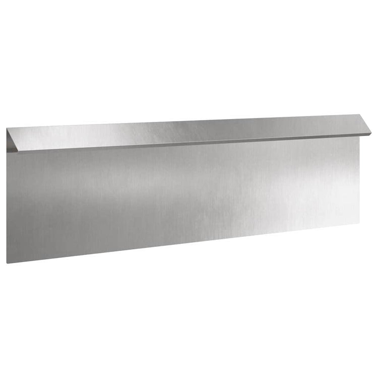 Vidaxl Schneckentor Silber 100 x 3,5 x 25 cm Edelstahl