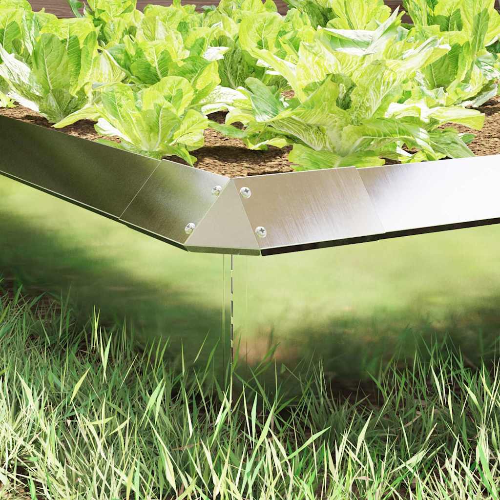 Vidaxx Schneckentor Silber 13,5 x 13,5 x 25 cm Edelstahl