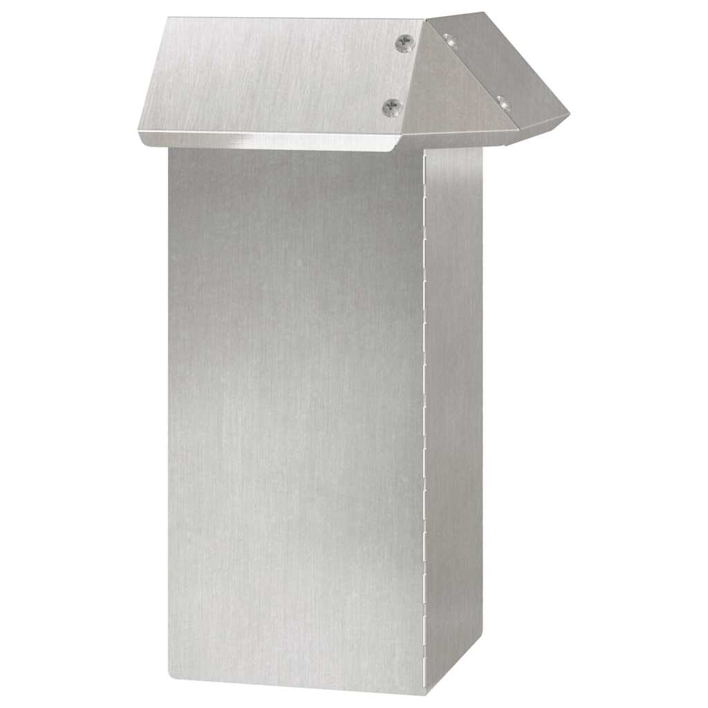 Vidaxx Schneckentor Silber 13,5 x 13,5 x 25 cm Edelstahl