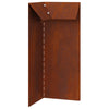 Vidaxl Schneckentor rostig 10 x 10 x 25 cm Cortenstahl
