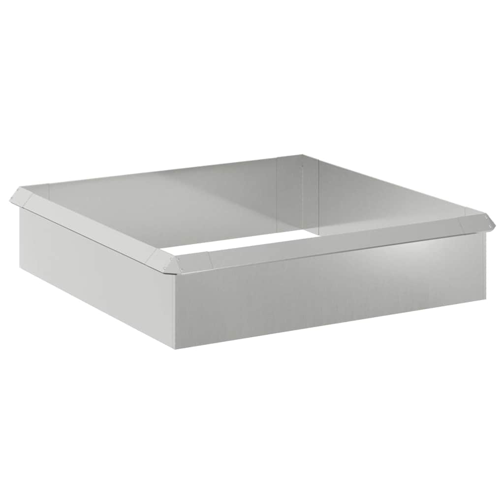 Vidaxl Schneckenzäune 8 Stück silber verzinkter Stahl