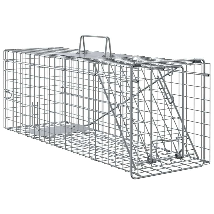 Vidaxl Tierfallen Anthrazit 61 x 20 x 21,5 cm Stahl