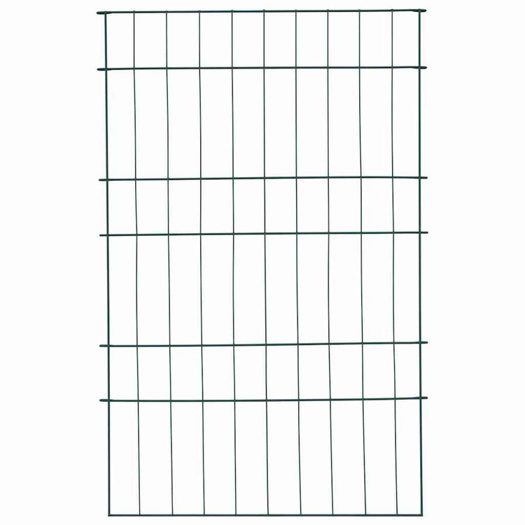 Vidaxl Teichzaun-Set 8-teilig grün 50 x 80 cm Stahl