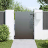 VidaXL Gartentor mit Schloss schwarz 85 x 125 cm pulverbeschichteter Stahl