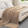 Vidaxl Überwurfdecke Kamel 240 x 270 cm Fleece
