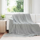 Vidaxx Überwurfdecke grau 220 x 240 cm Fleece