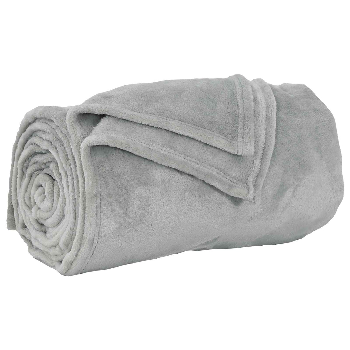Vidaxx Überwurfdecke grau 220 x 240 cm Fleece
