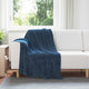Vidaxx Überwurfdecke Marineblau 130 x 150 cm Fleece