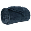 Vidaxx Überwurfdecke Marineblau 150 x 200 cm Fleece