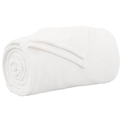 Vidaxx Überwurfdecke weiß 130 x 150 cm Fleece