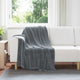 Vidaxl-Teppiche 6 Stück dunkelgrau 130 x 150 cm Fleece