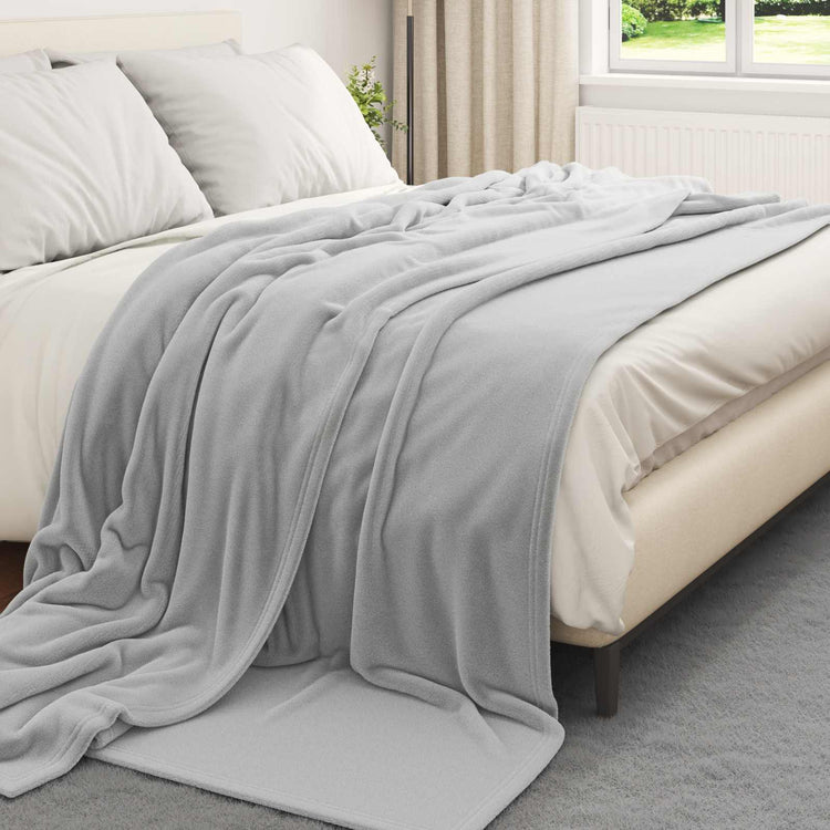 Vidaxl-Teppiche 6 Stück grau 240 x 270 cm Fleece