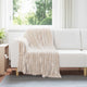 Vidaxl Überwurfdecke Beige 150 x 130 cm Fleece