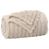 Vidaxl Überwurfdecke Beige 150 x 130 cm Fleece