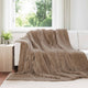 Vidaxl Überwurfdecke Kamel 270 x 240 cm Fleece