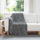 Vidaxl Überwurfdecke dunkelgrau 150 x 130 cm Fleece