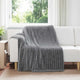 Vidaxl Überwurfdecke dunkelgrau 200 x 150 cm Fleece