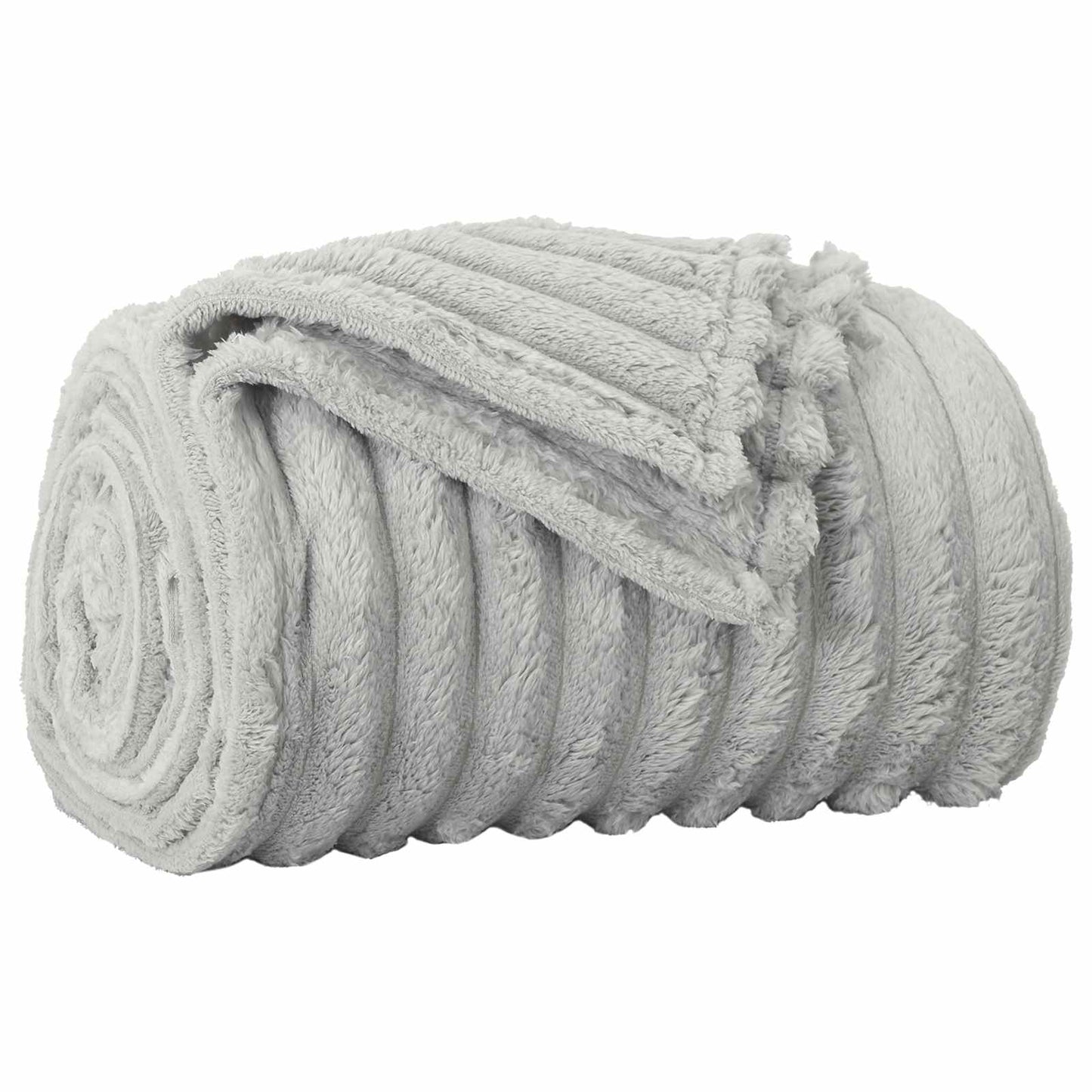 Vidaxx Überwurfdecke grau 270 x 240 cm Fleece