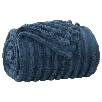 Vidaxx Überwurfdecke Marineblau 270 x 240 cm Fleece