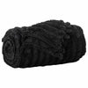 Vidaxx Überwurfdecke schwarz 150 x 130 cm Fleece