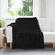 Vidaxx Überwurfdecke schwarz 200 x 150 cm Fleece