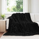 Vidaxx Überwurfdecke schwarz 270 x 240 cm Fleece