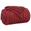Vidaxx Überwurfdecke bordeauxrot 270 x 240 cm Fleece