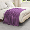 Vidaxl Überwurfdecke lila 150 x 130 cm Fleece