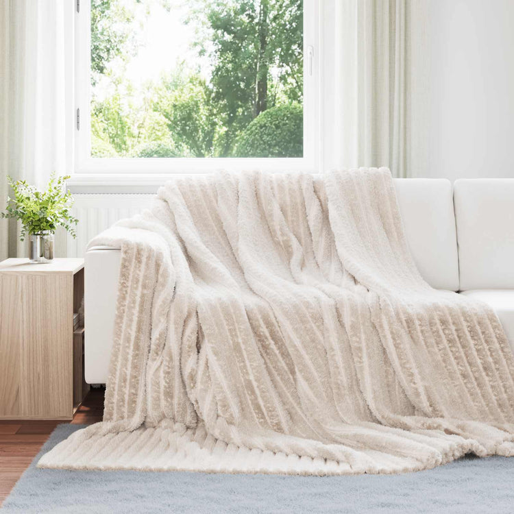 VidaXL Teppiche 6 Stück Beige 240 x 220 cm Fleece