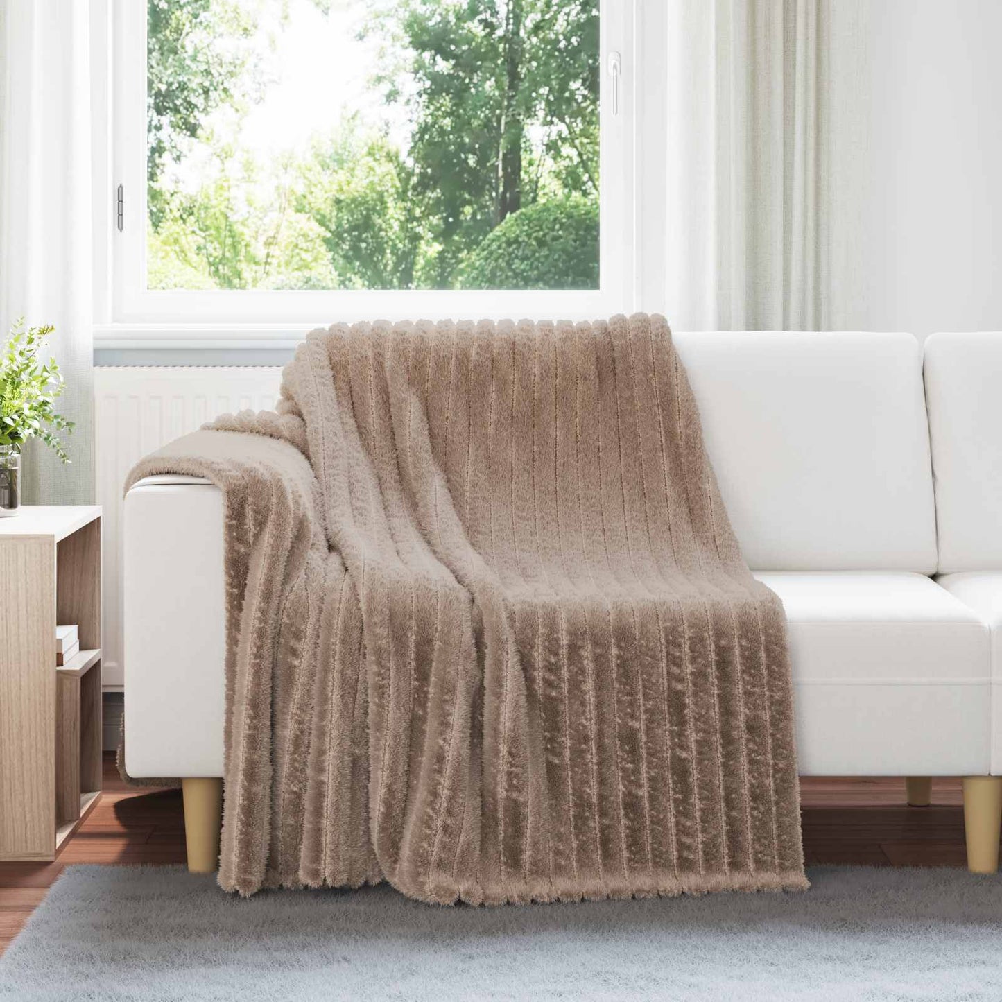 Vidaxl-Teppiche 6 Stück Kamel 200 x 150 cm Fleece