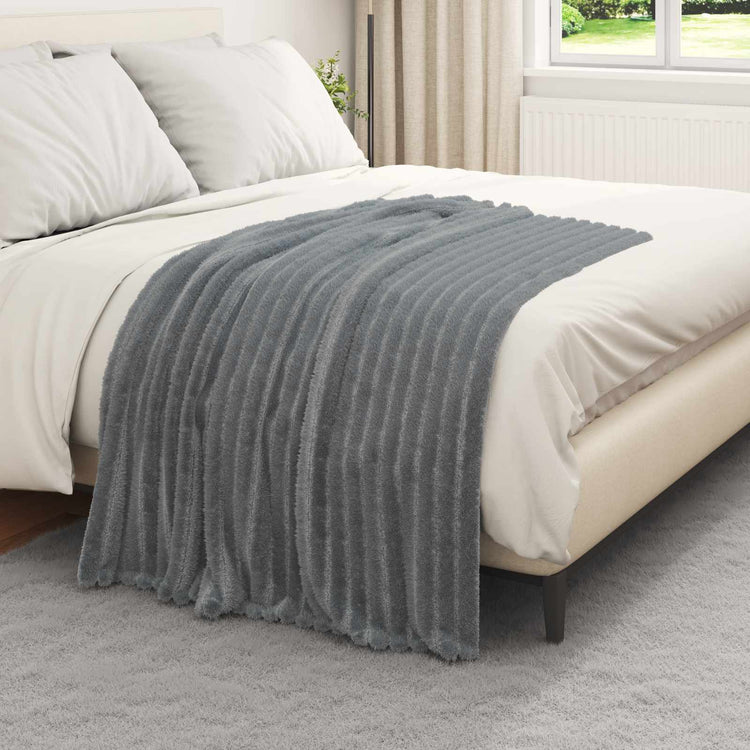 Vidaxl-Teppiche 6 Stück dunkelgrau 150 x 130 cm Fleece