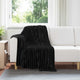 VidaXL Teppiche 6 Stück schwarz 150 x 130 cm Fleece