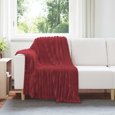 VidaXL Teppiche 6 Stk. Burgunderrot 150 x 130 cm Fleece