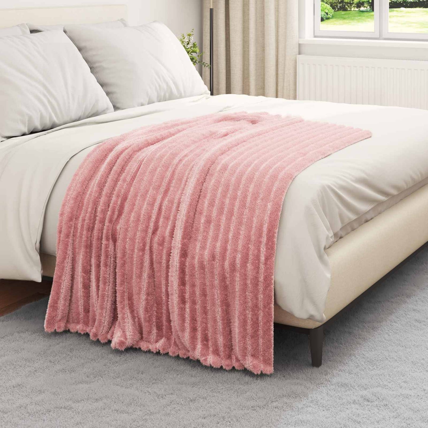 VidaXL Teppiche 6 Stück rosa 150 x 130 cm Fleece