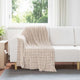 Vidaxl Überwurfdecke Beige 150 x 130 cm Fleece