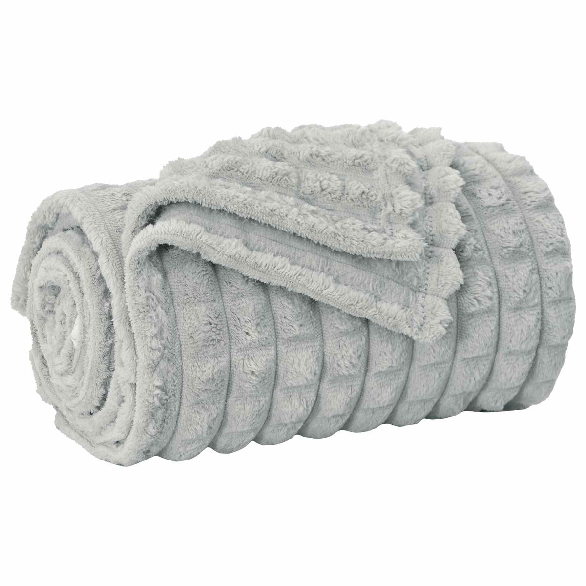 Vidaxx Überwurfdecke grau 150 x 130 cm Fleece