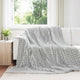Vidaxx Überwurfdecke grau 270 x 240 cm Fleece