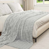 Vidaxx Überwurfdecke grau 270 x 240 cm Fleece