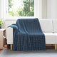Vidaxx Überwurfdecke Marineblau 200 x 150 cm Fleece