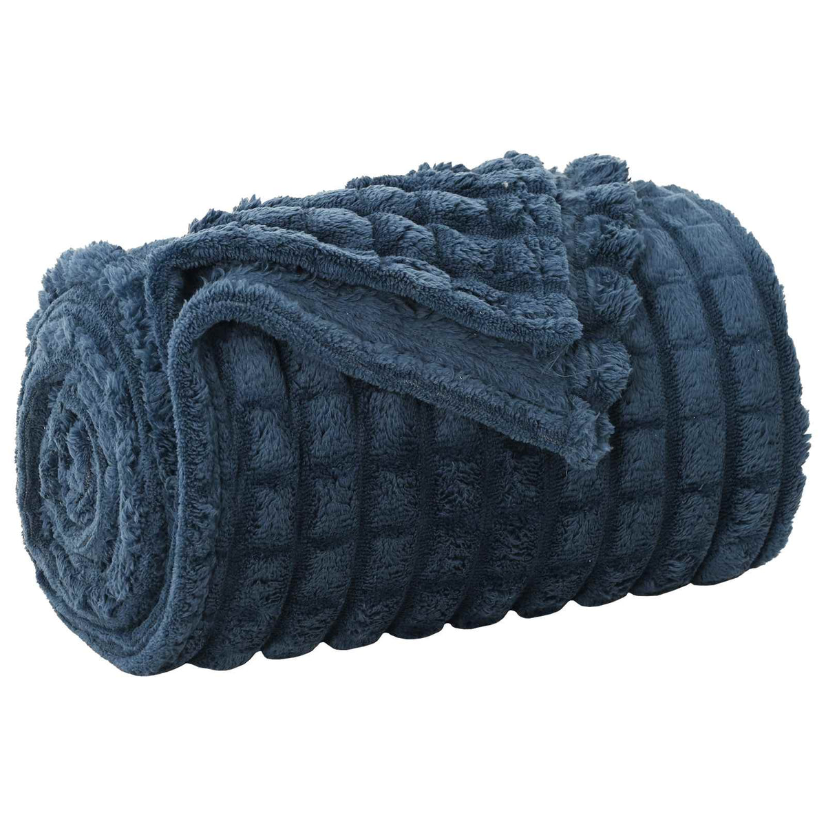 Vidaxx Überwurfdecke Marineblau 200 x 150 cm Fleece