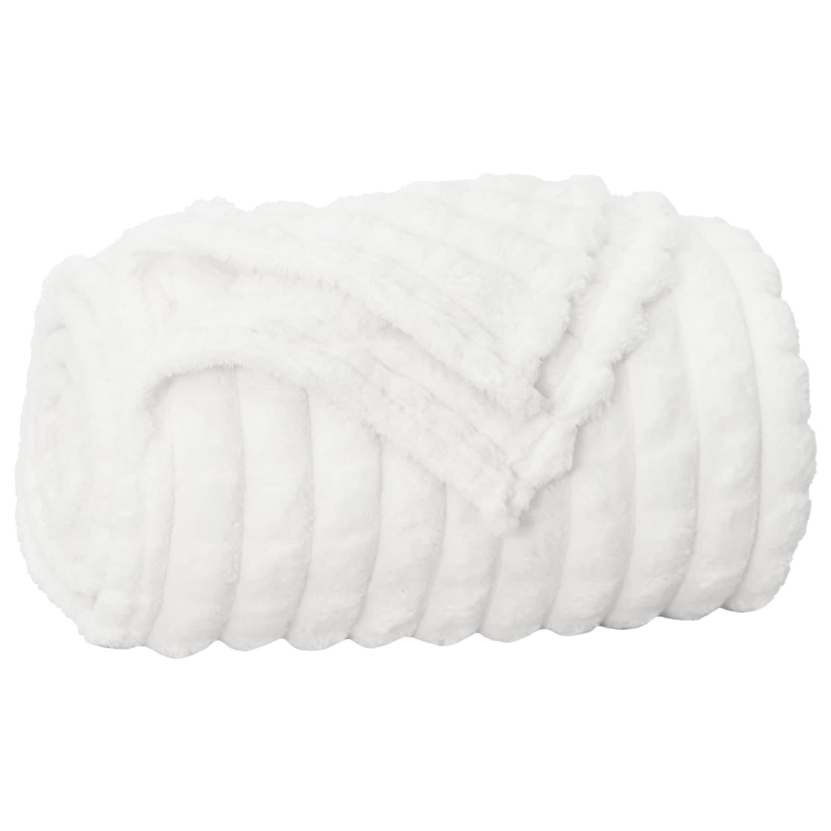 Vidaxx Überwurfdecke weiß 150 x 130 cm Fleece