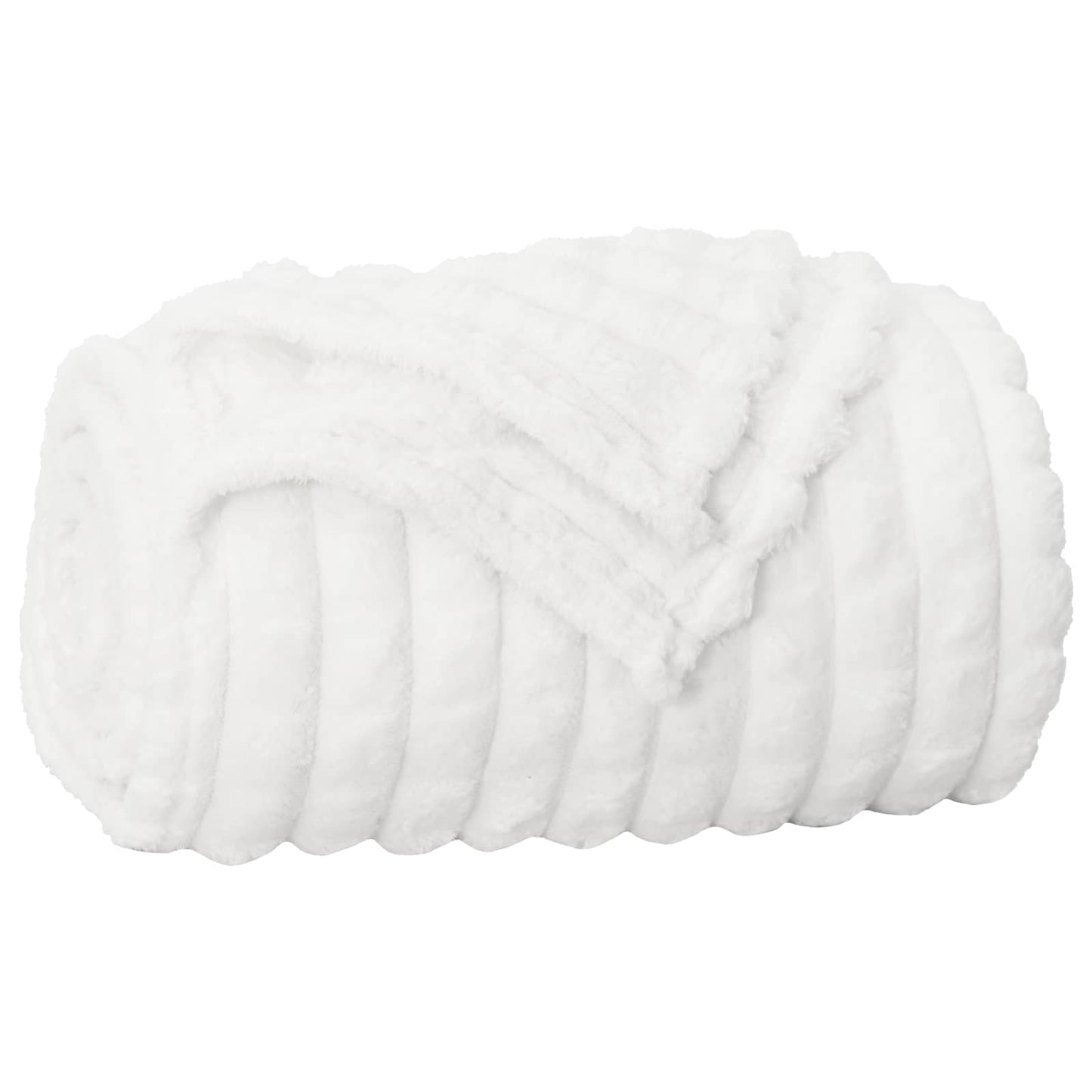 Vidaxx Überwurfdecke weiß 200 x 150 cm Fleece
