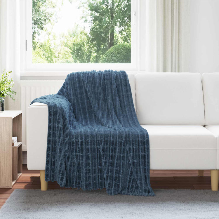 VidaXL Teppiche 6 Stück Marineblau 150 x 130 cm Fleece