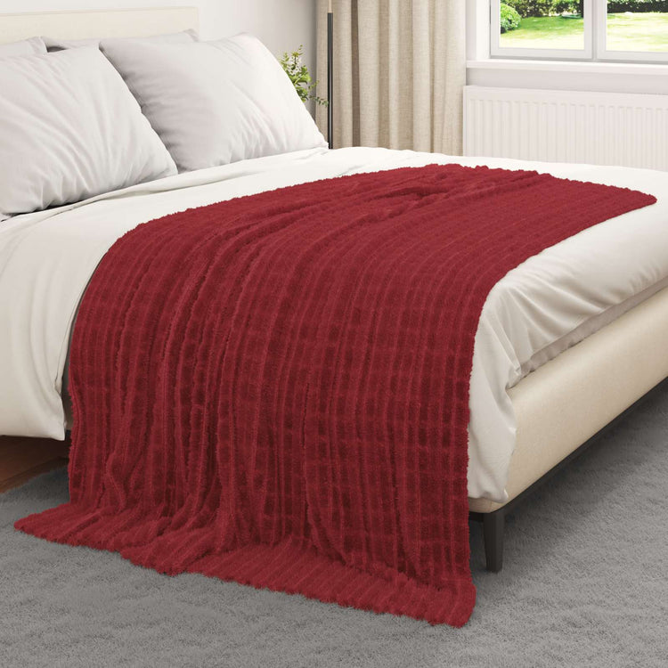 VidaXL Teppiche 6 Stk. Burgunderrot 200 x 150 cm Fleece