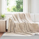 Vidaxl Überwurfdecke Beige 220 x 240 cm Fleece