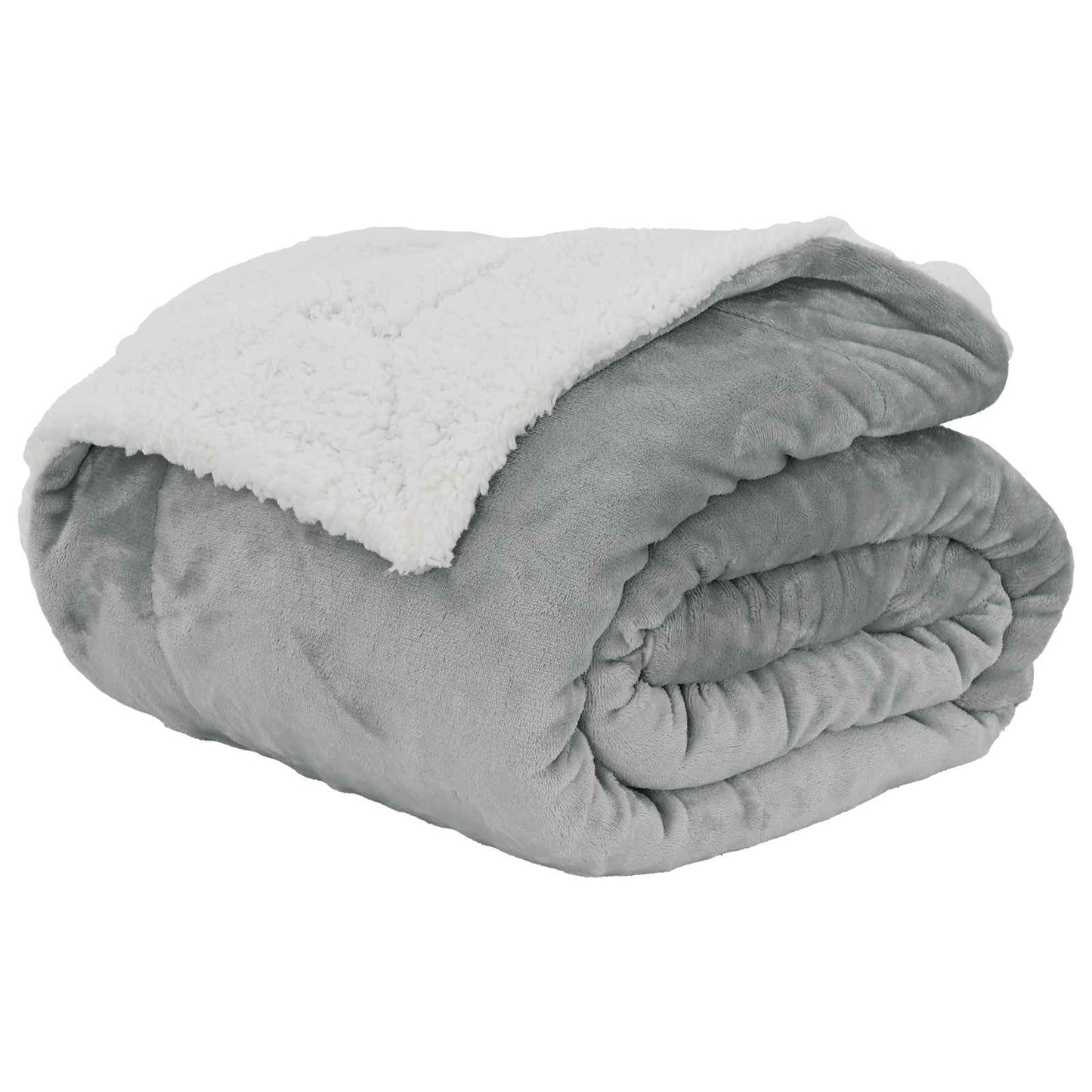 Vidaxx Überwurfdecke grau 220 x 240 cm Fleece