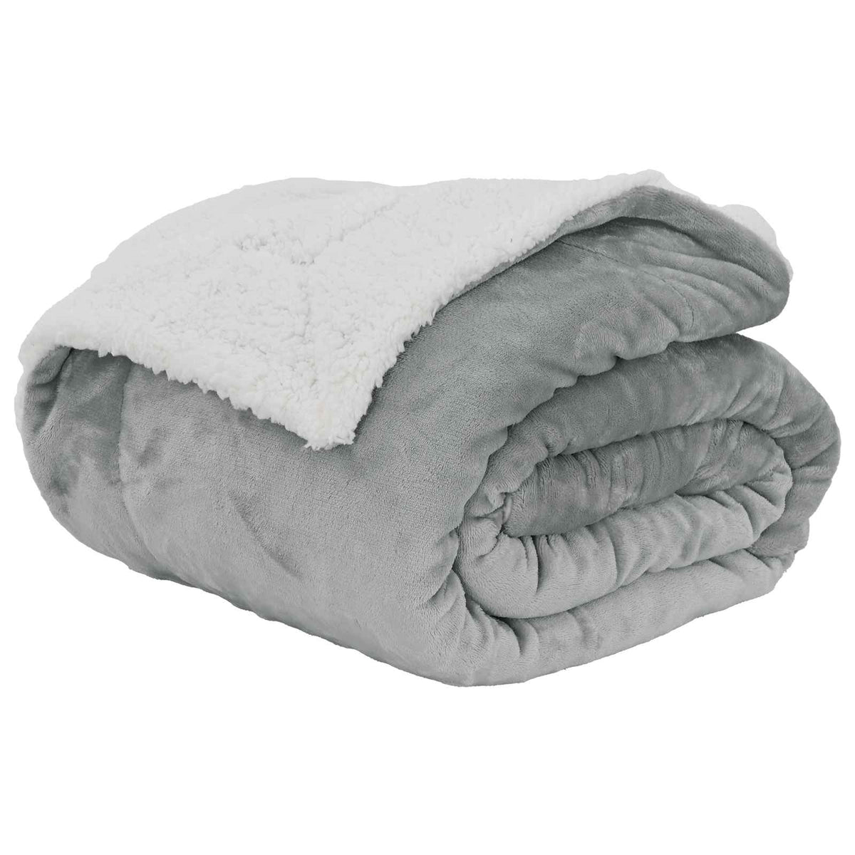 Vidaxx Überwurfdecke grau 240 x 270 cm Fleece