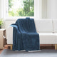 Vidaxx Überwurfdecke Marineblau 130 x 150 cm Fleece
