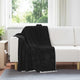Vidaxx Überwurfdecke schwarz 130 x 150 cm Fleece