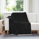 Vidaxx Überwurfdecke schwarz 150 x 200 cm Fleece